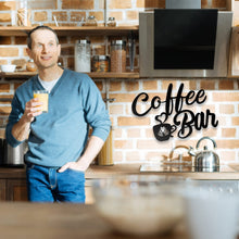 Charger l&#39;image dans la galerie, Panneau Métal &quot;But First, Coffee&quot; – L’Art du Café dans votre Cuisine !
